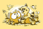 OWLY GIRLY-T YELLOW PLANTING DAY