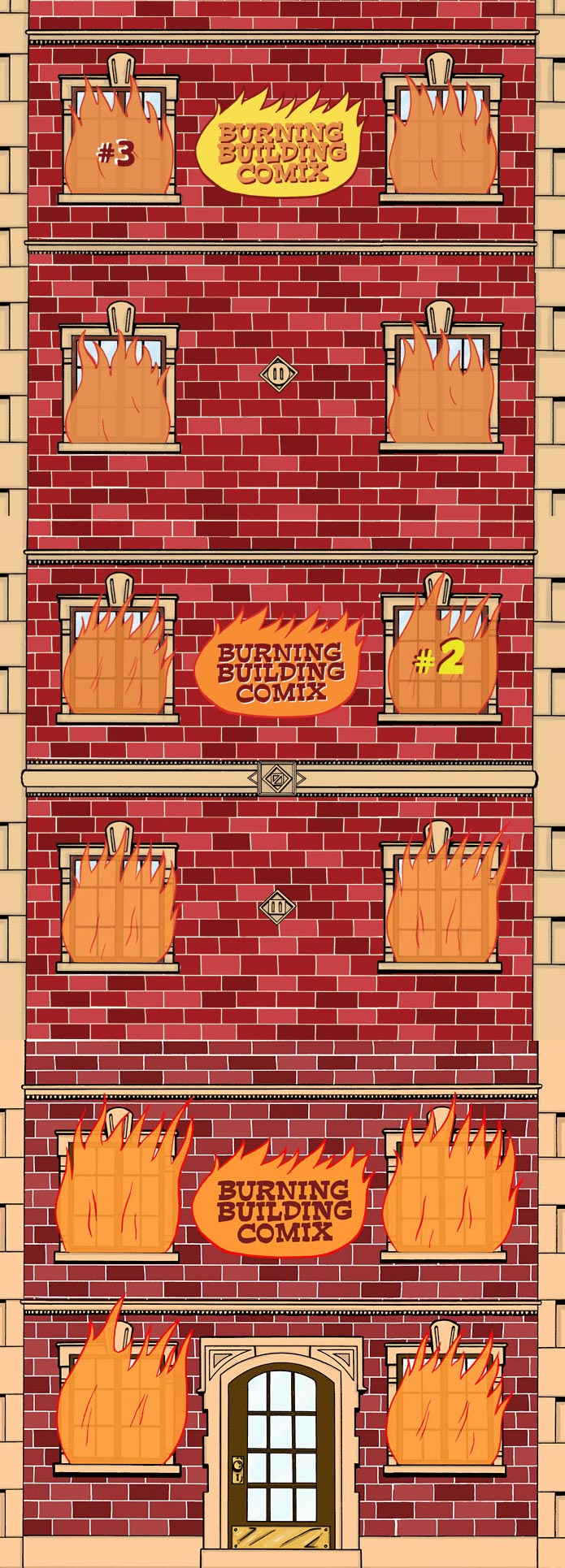 Burning Building Comix #1-#3 - Page 1