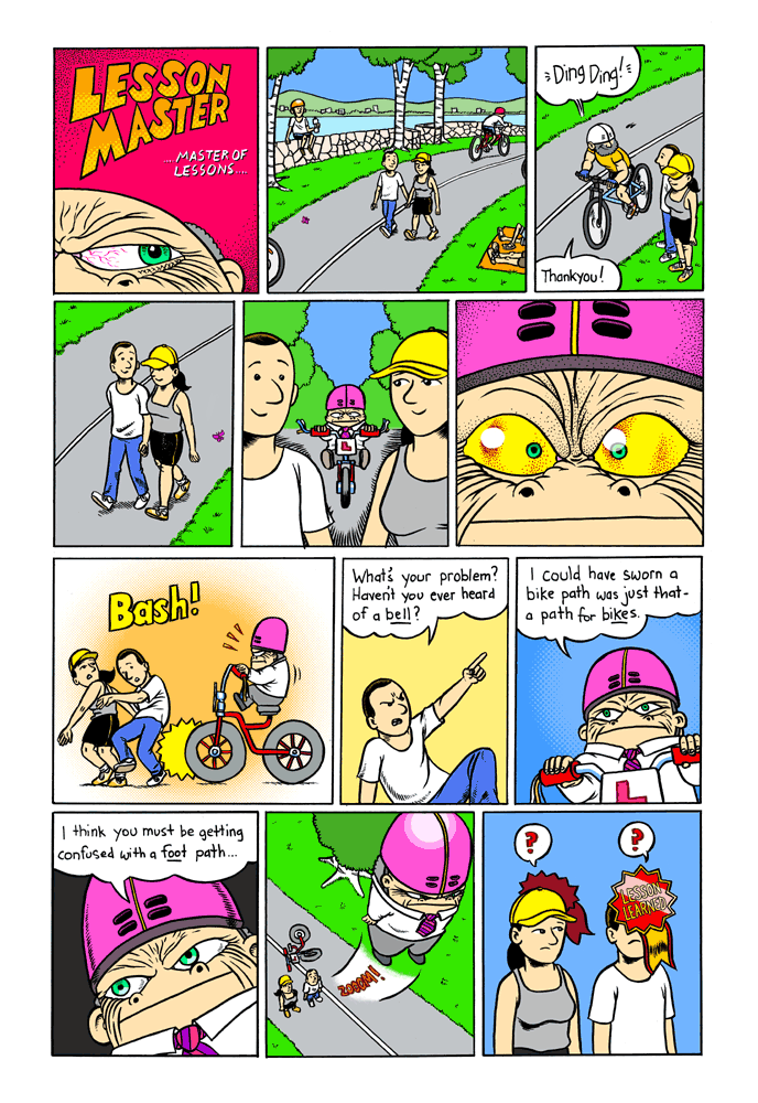 Lesson Master: The Lesson of Bike Paths - Page 1